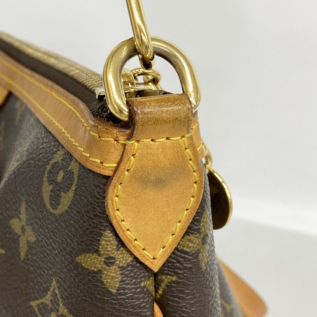 Louis Vuitton Handbag Monogram Palermo PM Brown 2-Way — view 9