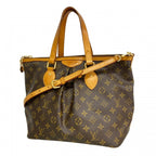 Louis Vuitton Handbag Monogram Palermo PM Brown 2-Way