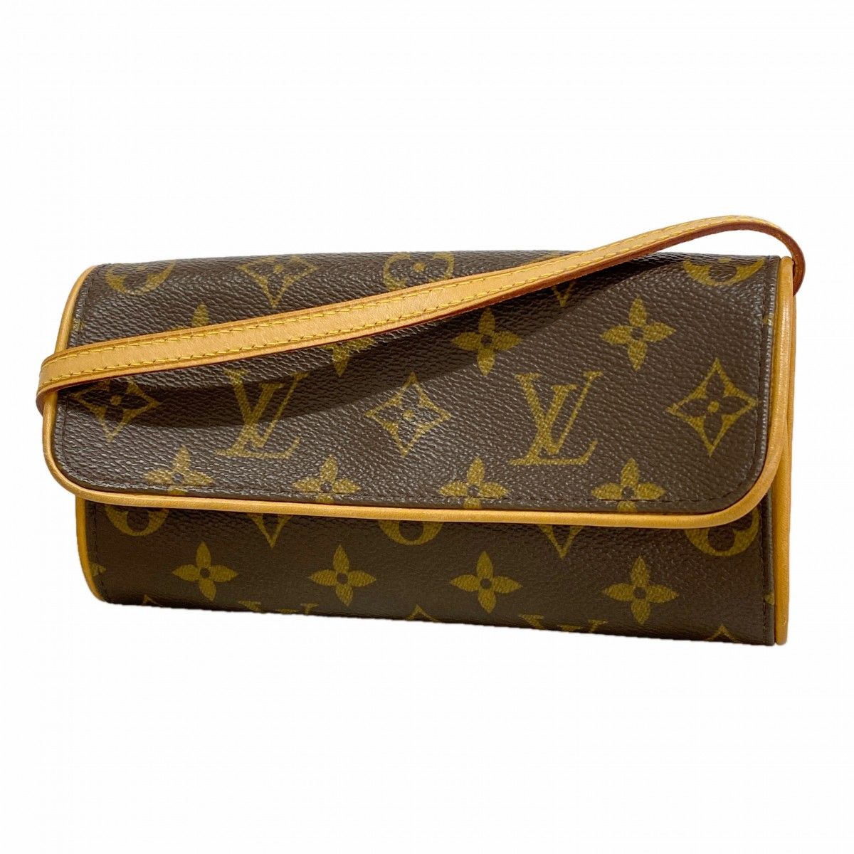 Louis Vuitton Shoulder Bag Monogram Pochette Twin PM Brown