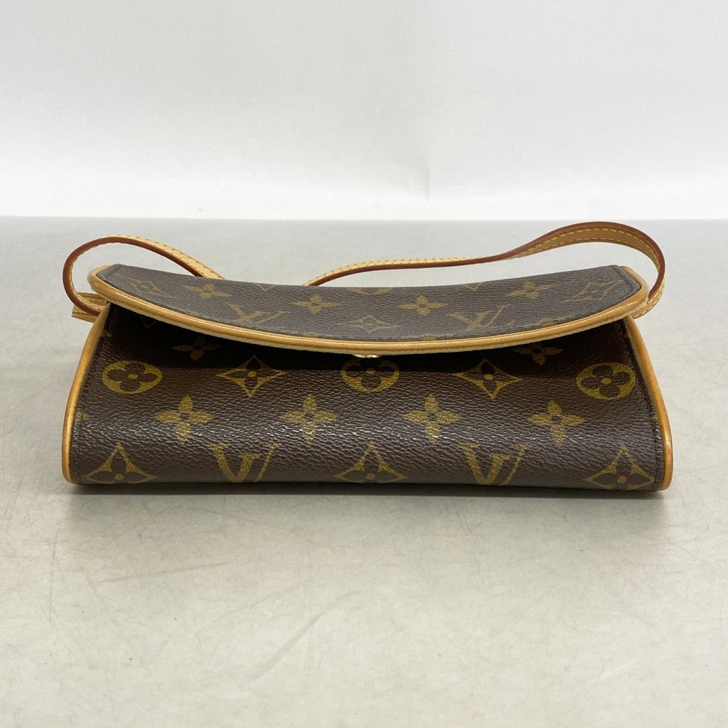 Louis Vuitton Shoulder Bag Monogram Pochette Twin PM Brown — view 3
