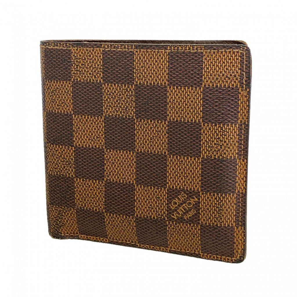 Louis Vuitton Wallet Damier Portefeuille Marco Ebene