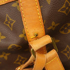 Louis Vuitton Boston Bag Monogram Sac Souple 55 Brown — view 6