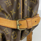 Louis Vuitton Shoulder Bag Monogram Saumur 35 Brown — view 8