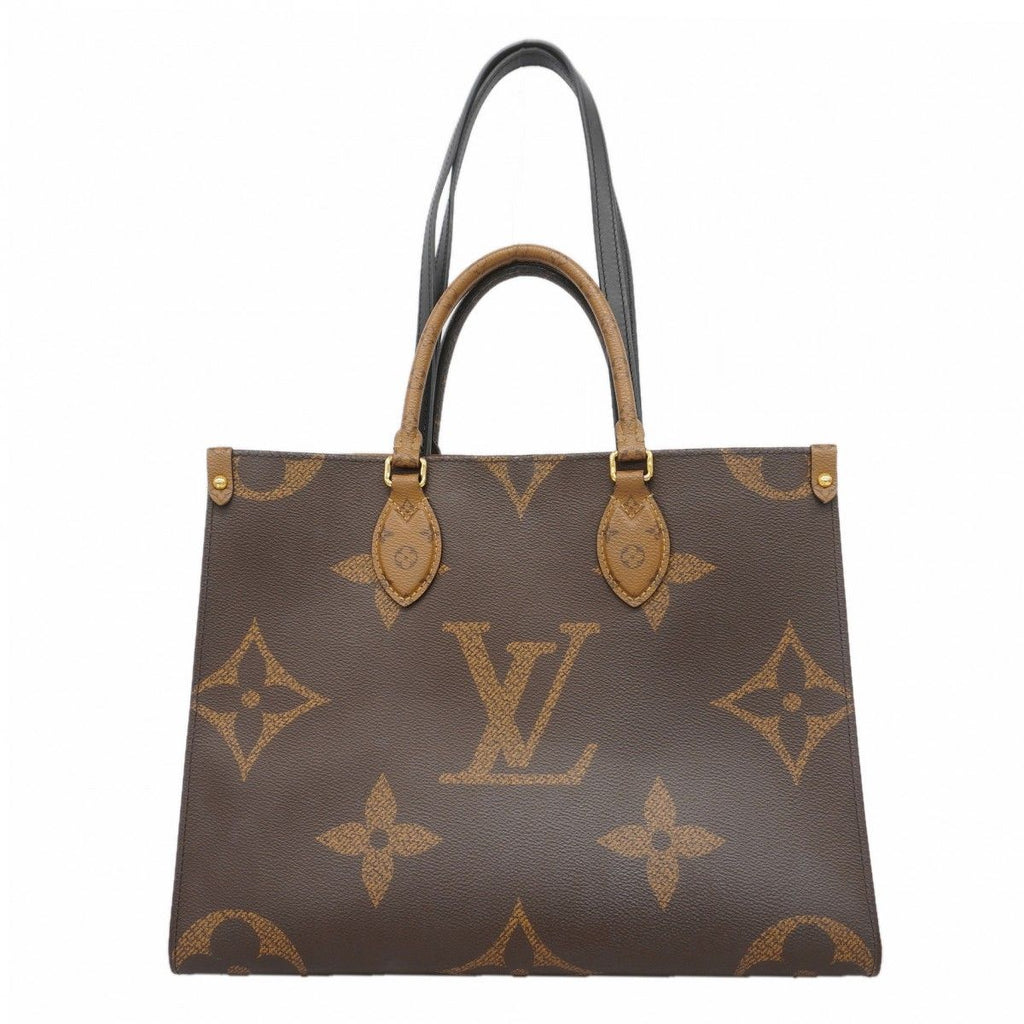 Louis Vuitton Tote Monogram Giant Reverse On The Go MM Brown 2-Way