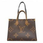 Louis Vuitton Tote Monogram Giant Reverse On The Go MM Brown 2-Way