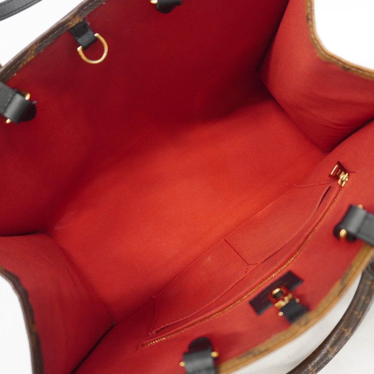 Louis Vuitton Tote Monogram Giant Reverse On The Go MM Brown 2-Way — view 4