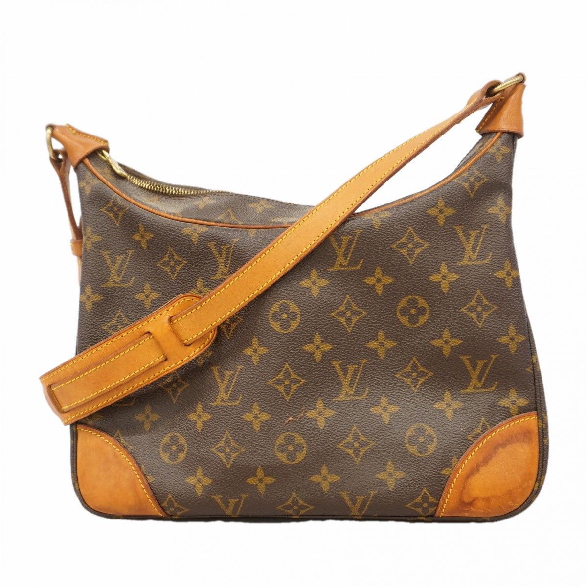 Louis Vuitton Shoulder Bag Monogram Boulogne 30 Brown