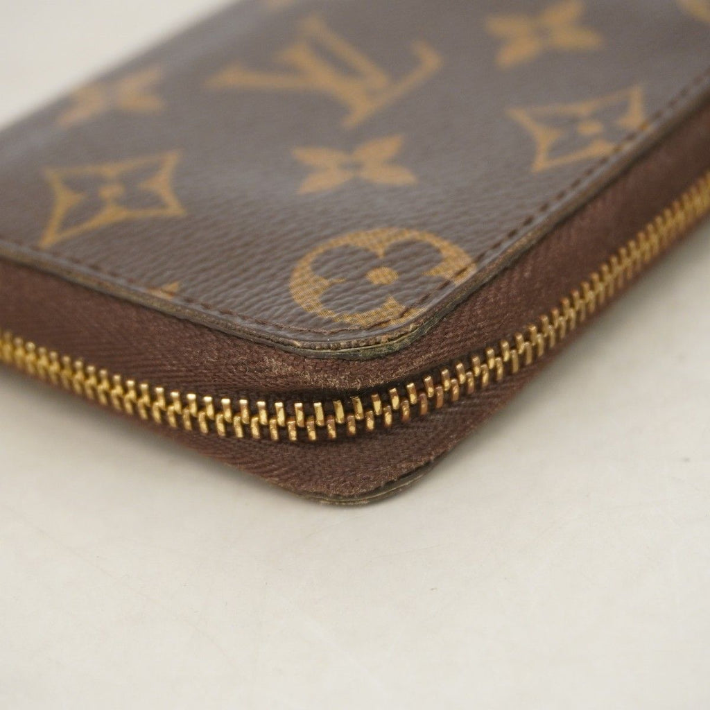 Louis Vuitton Coin Case Monogram Zippy Purse Brown — view 6