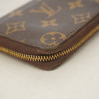 Louis Vuitton Coin Case Monogram Zippy Purse Brown — view 6