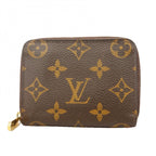 Louis Vuitton Coin Case Monogram Zippy Purse Brown