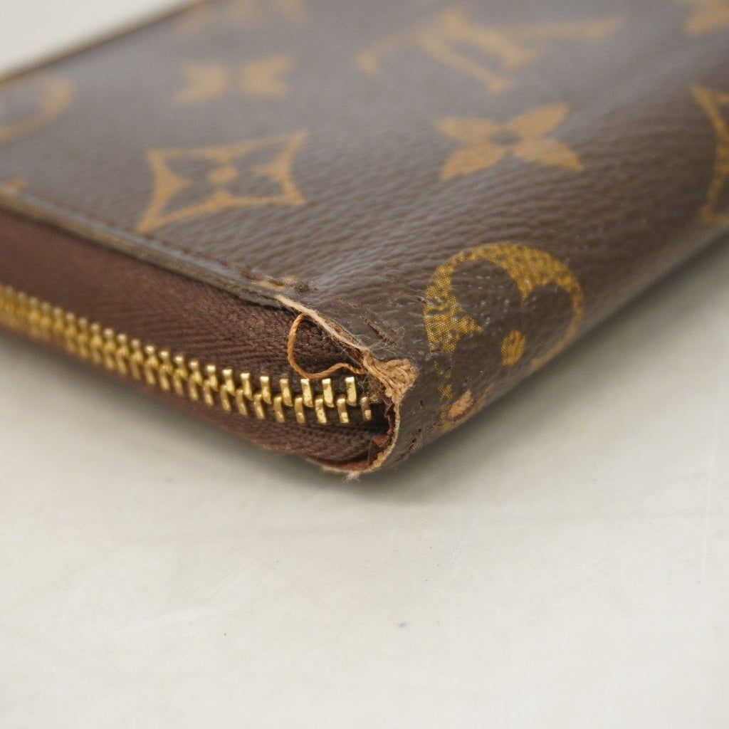 Louis Vuitton Coin Case Monogram Zippy Purse Brown — view 5
