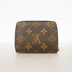 Louis Vuitton Coin Case Monogram Zippy Purse Brown — view 8