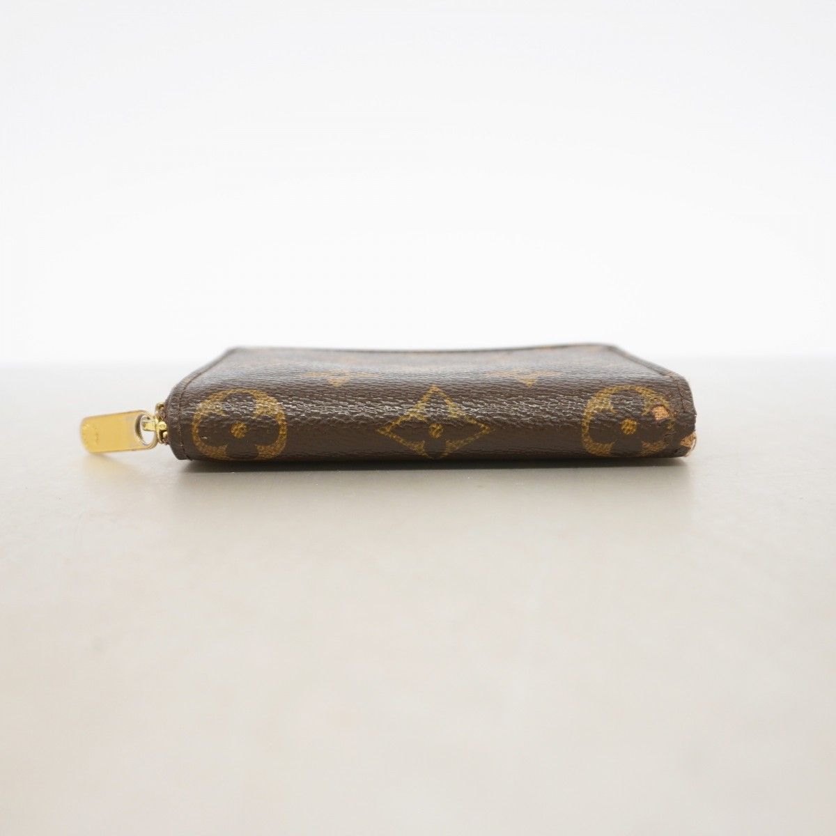 Louis Vuitton Coin Case Monogram Zippy Purse Brown — view 2