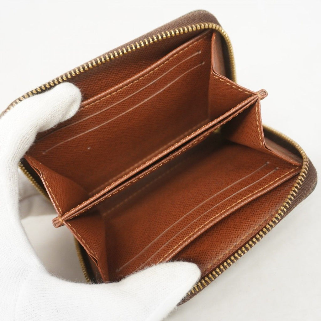 Louis Vuitton Coin Case Monogram Zippy Purse Brown — view 3