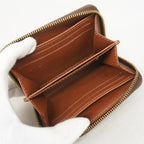 Louis Vuitton Coin Case Monogram Zippy Purse Brown — view 3