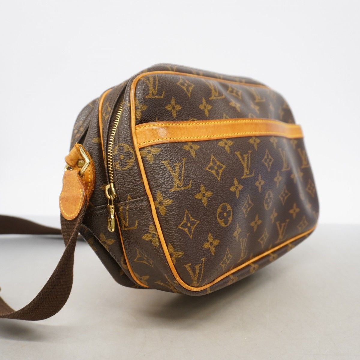 Louis Vuitton Shoulder Bag Monogram Reporter PM Brown — view 2