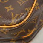 Louis Vuitton Shoulder Bag Monogram Reporter PM Brown — view 6