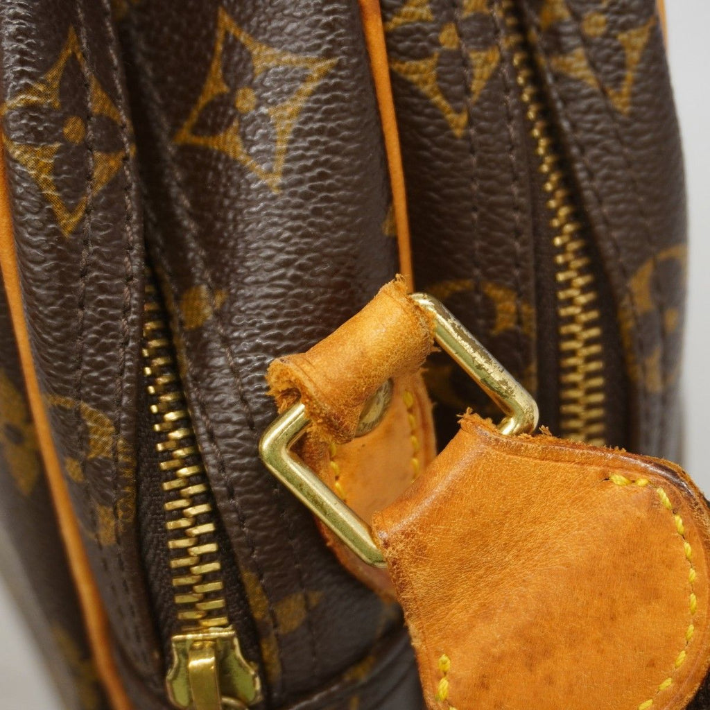 Louis Vuitton Shoulder Bag Monogram Reporter PM Brown — view 8