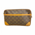 Louis Vuitton Clutch Monogram Compiegne 28 Brown