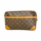 Louis Vuitton Clutch Monogram Compiegne 28 Brown