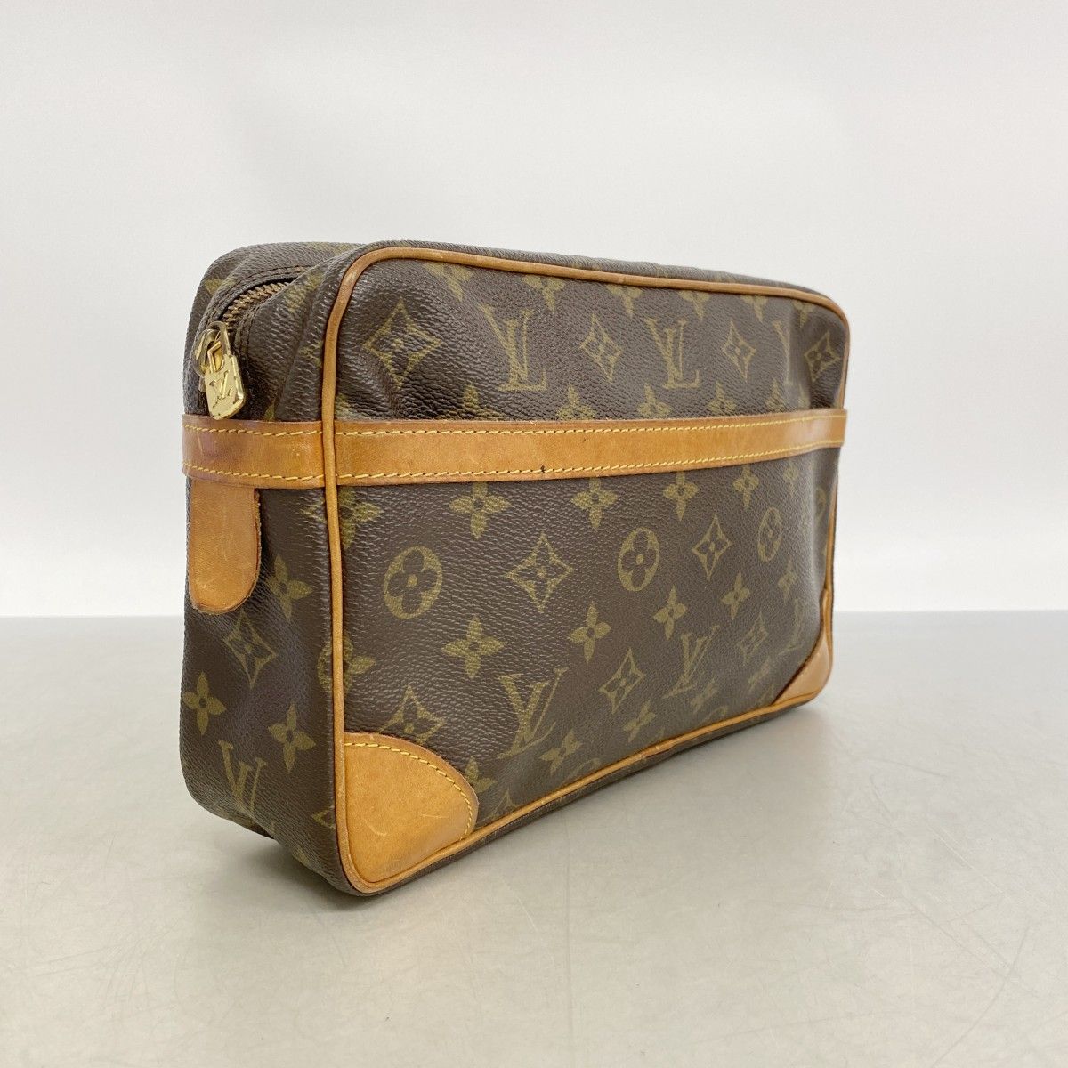 Louis Vuitton Clutch Monogram Compiegne 28 Brown — view 2