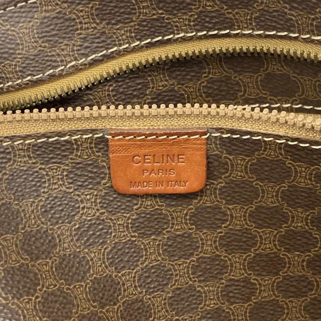 Celine Tote Macadam Brown Gold — view 5
