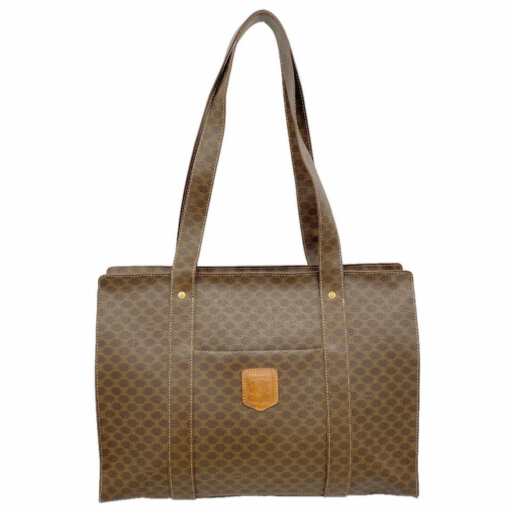Celine Tote Macadam Brown Gold
