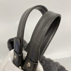 Chanel Chain Tote Coco Cabas GM Denim Black Silver — view 8