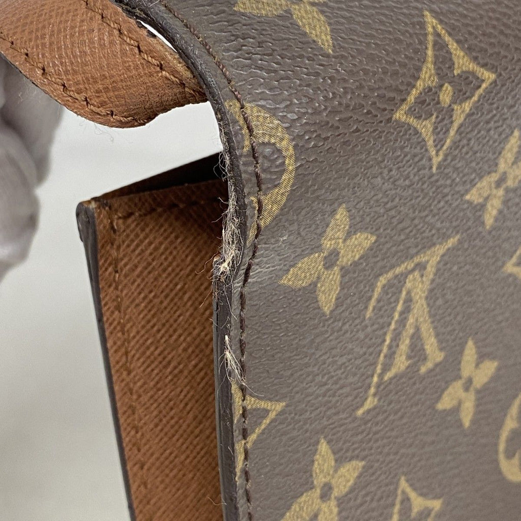 Louis Vuitton Shoulder Bag Monogram Bordeaux 24 Brown — view 7