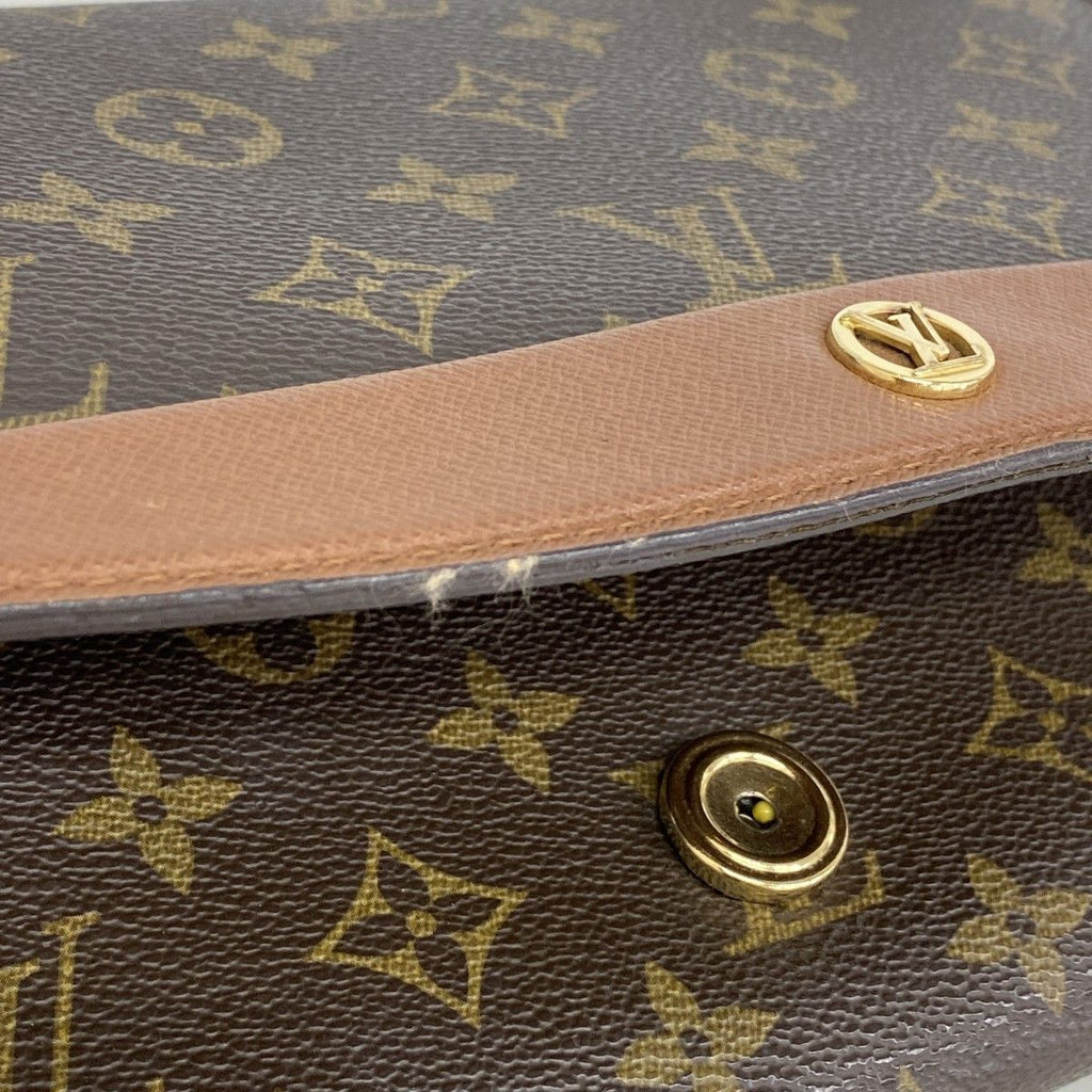 Louis Vuitton Shoulder Bag Monogram Bordeaux 24 Brown — view 9