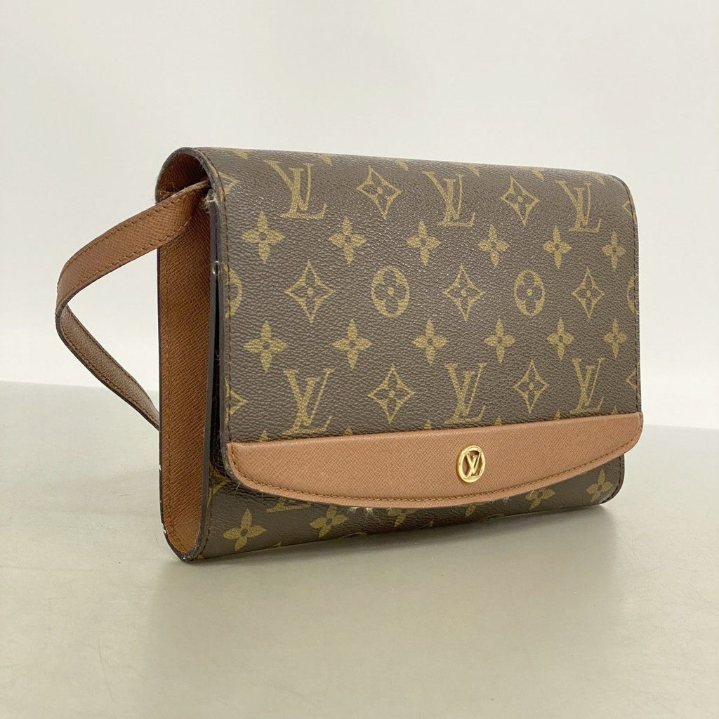 Louis Vuitton Shoulder Bag Monogram Bordeaux 24 Brown — view 2