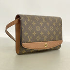 Louis Vuitton Shoulder Bag Monogram Bordeaux 24 Brown — view 2