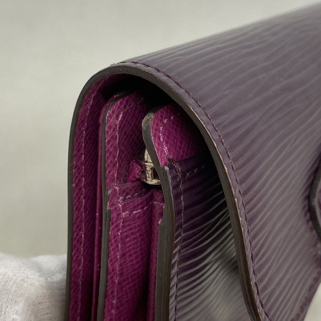 Louis Vuitton Wallet Epi Portefeuille Joy Cassis — view 7