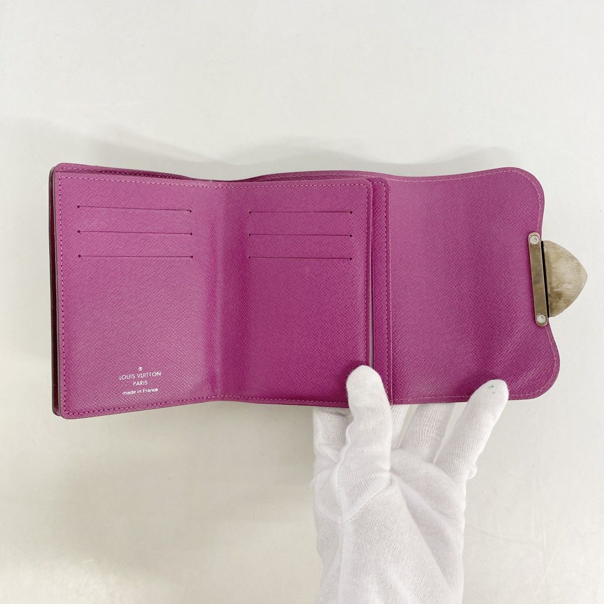 Louis Vuitton Wallet Epi Portefeuille Joy Cassis — view 3