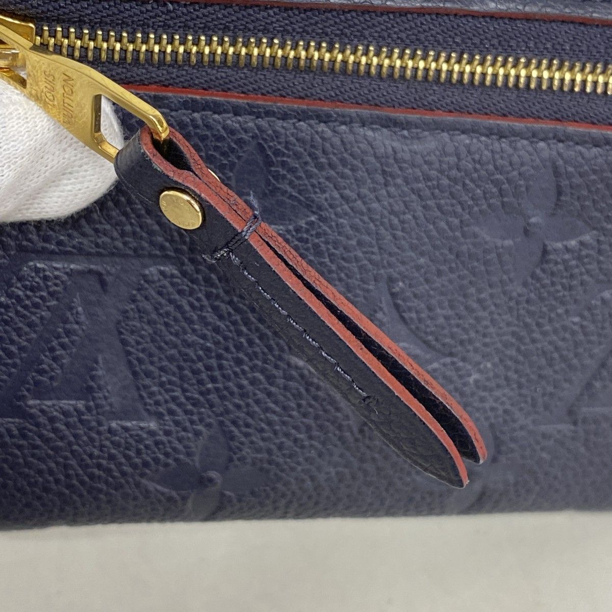Louis Vuitton Coin Case Monogram Empreinte Pochette Cles Marine — view 8