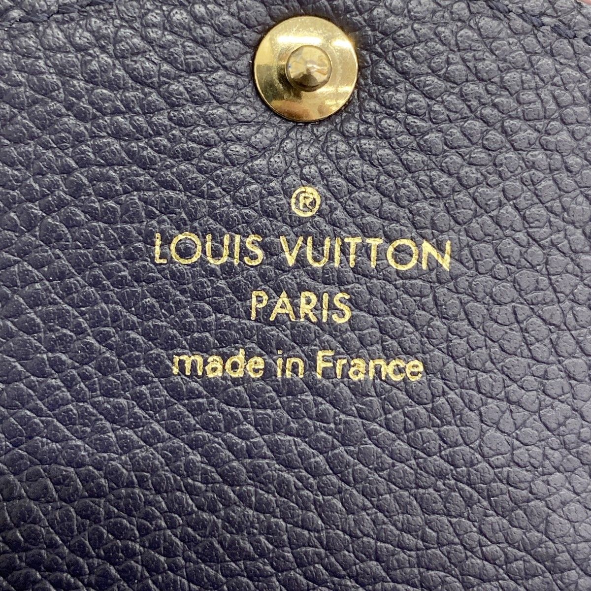 Louis Vuitton Coin Case Monogram Empreinte Pochette Cles Marine — view 4