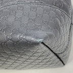 Gucci Handbag Guccissima Leather Black Champagne Gold 2-Way — view 8