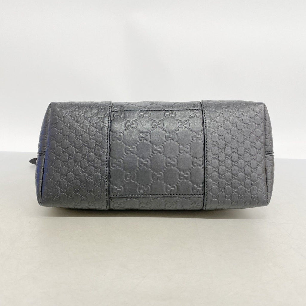 Gucci Handbag Guccissima Leather Black Champagne Gold 2-Way — view 3