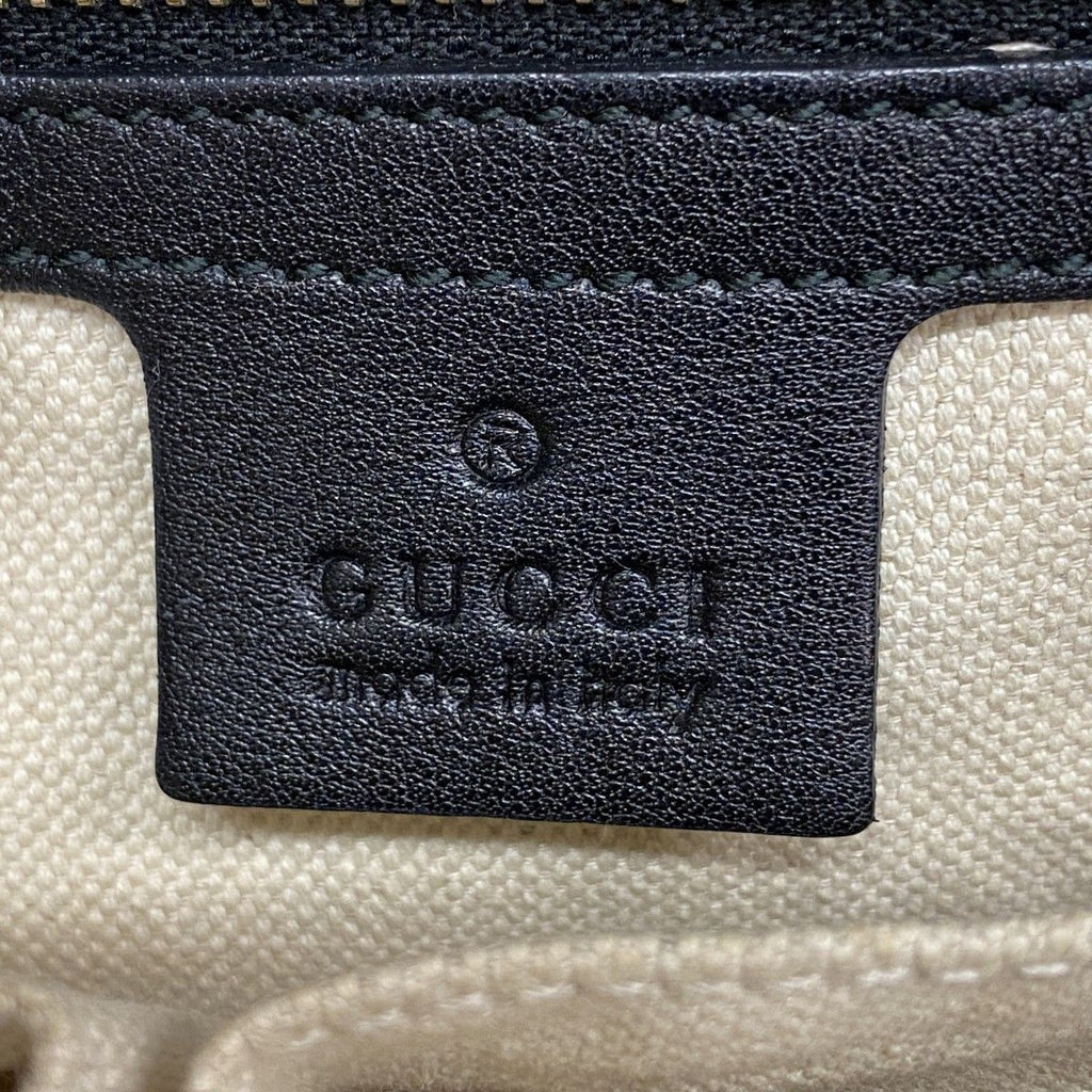 Gucci Handbag Guccissima Leather Black Champagne Gold 2-Way — view 5