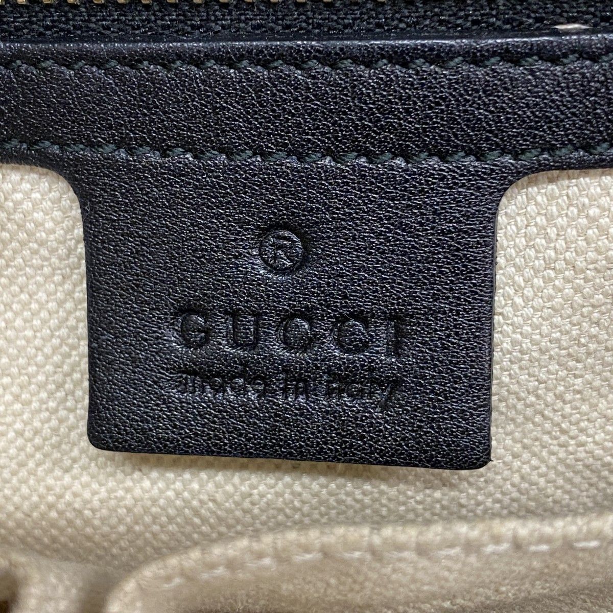 Gucci Handbag Guccissima Leather Black Champagne Gold 2-Way — view 5
