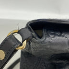 Gucci Handbag Guccissima Leather Black Champagne Gold 2-Way — view 7