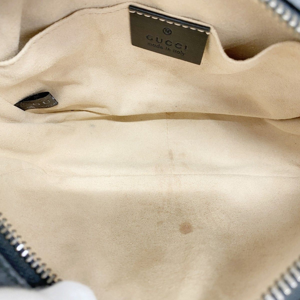 Gucci Shoulder Bag GG Marmont Leather Black Gold — view 4