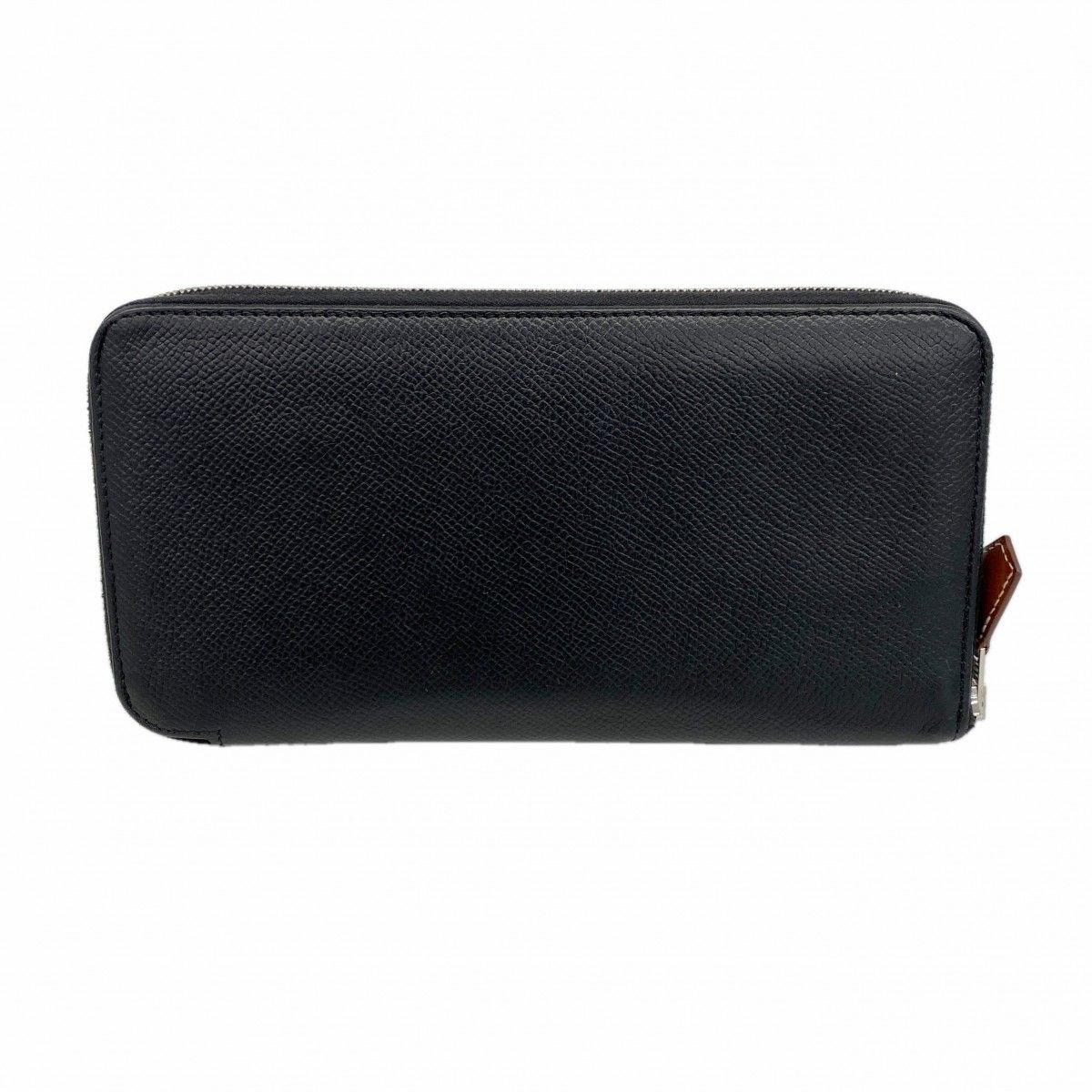 Hermes Wallet Azap Long Silk in Veau Black Silver
