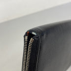 Hermes Wallet Azap Long Silk in Veau Black Silver — view 6