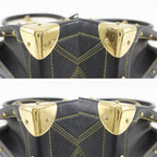 Louis Vuitton Faburo Suhali Goatskin Noir Black Tote — view 4