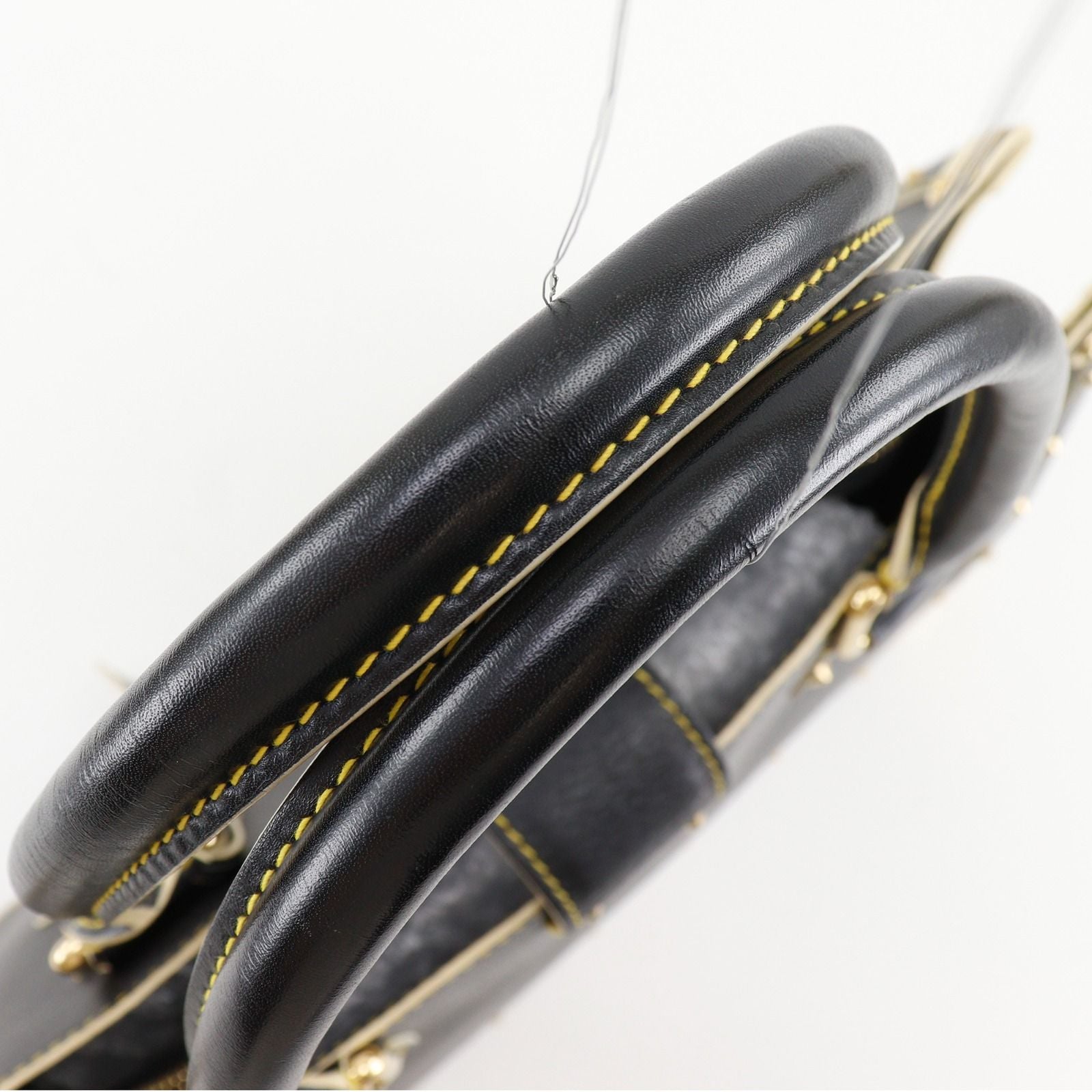 Louis Vuitton Faburo Suhali Goatskin Noir Black Tote — view 5
