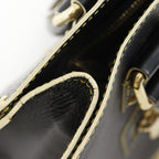 Louis Vuitton Faburo Suhali Goatskin Noir Black Tote — view 9