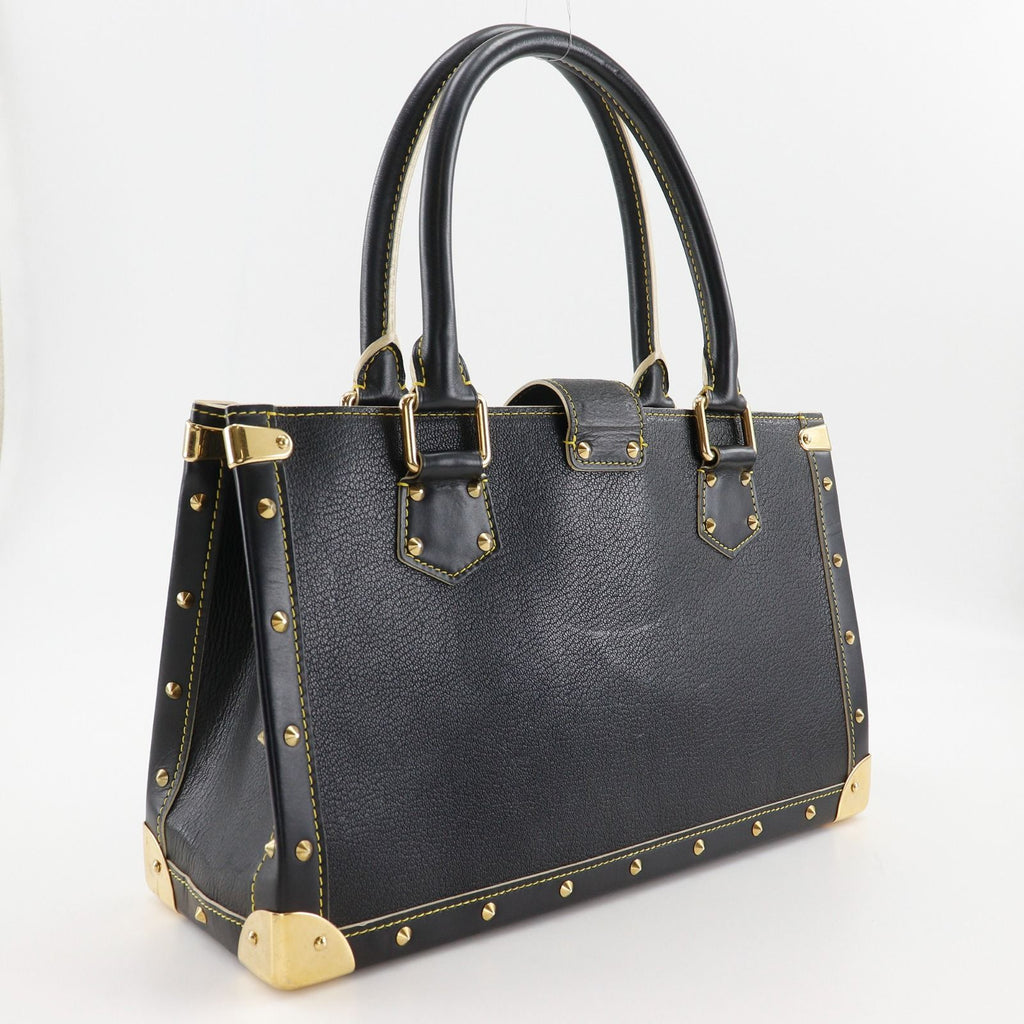 Louis Vuitton Faburo Suhali Goatskin Noir Black Tote — view 3