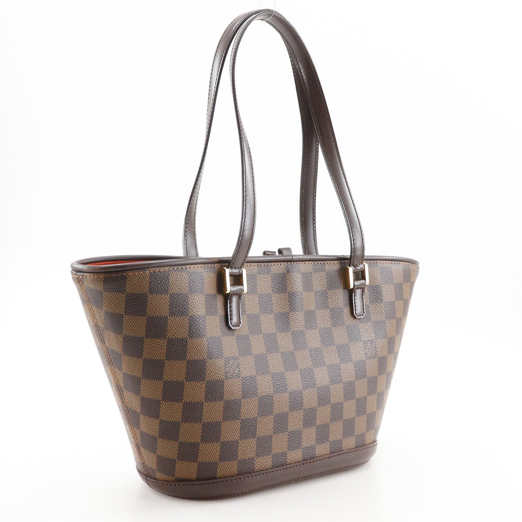 Louis Vuitton Manosque PM Damier Canvas Brown Tote — view 3