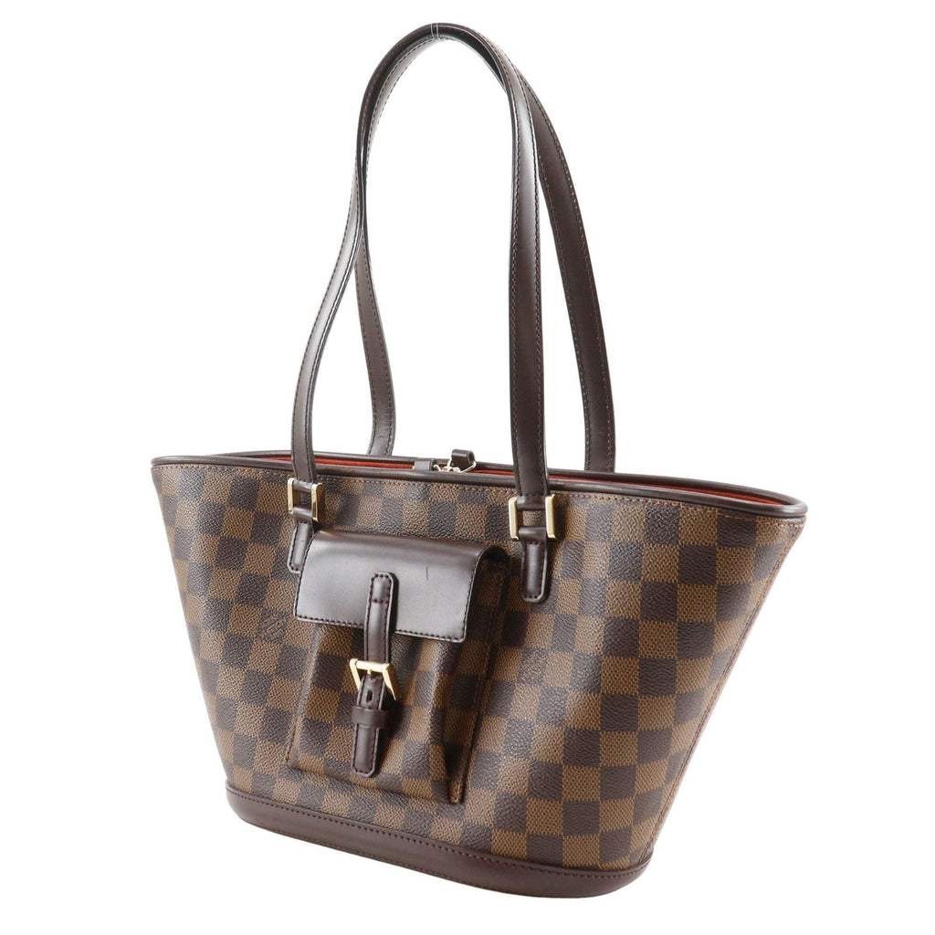 Louis Vuitton Manosque PM Damier Canvas Brown Tote — view 2